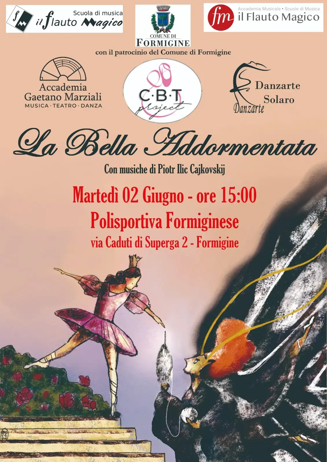La bella addormentata - musiche di Piotr Ilic CaikovskiJ - Evento Polisportiva Formiginese A.P.S. - A.S.D.