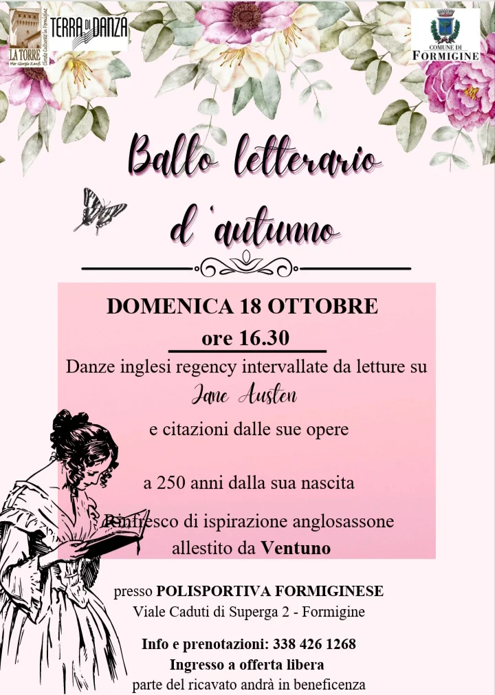 Il circolo culturale La Torre e Terra di Danza presentano: Ballo letterario d'autunno - Evento Polisportiva Formiginese A.P.S. - A.S.D.