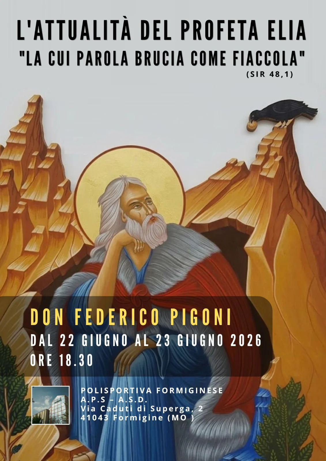 Don Federico in polisportiva! - Evento Polisportiva Formiginese A.P.S. - A.S.D.