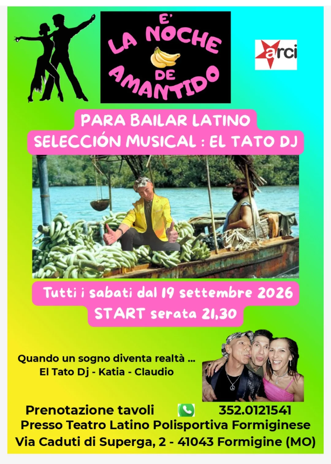 La noche de Amantido! - Evento Polisportiva Formiginese A.P.S. - A.S.D.