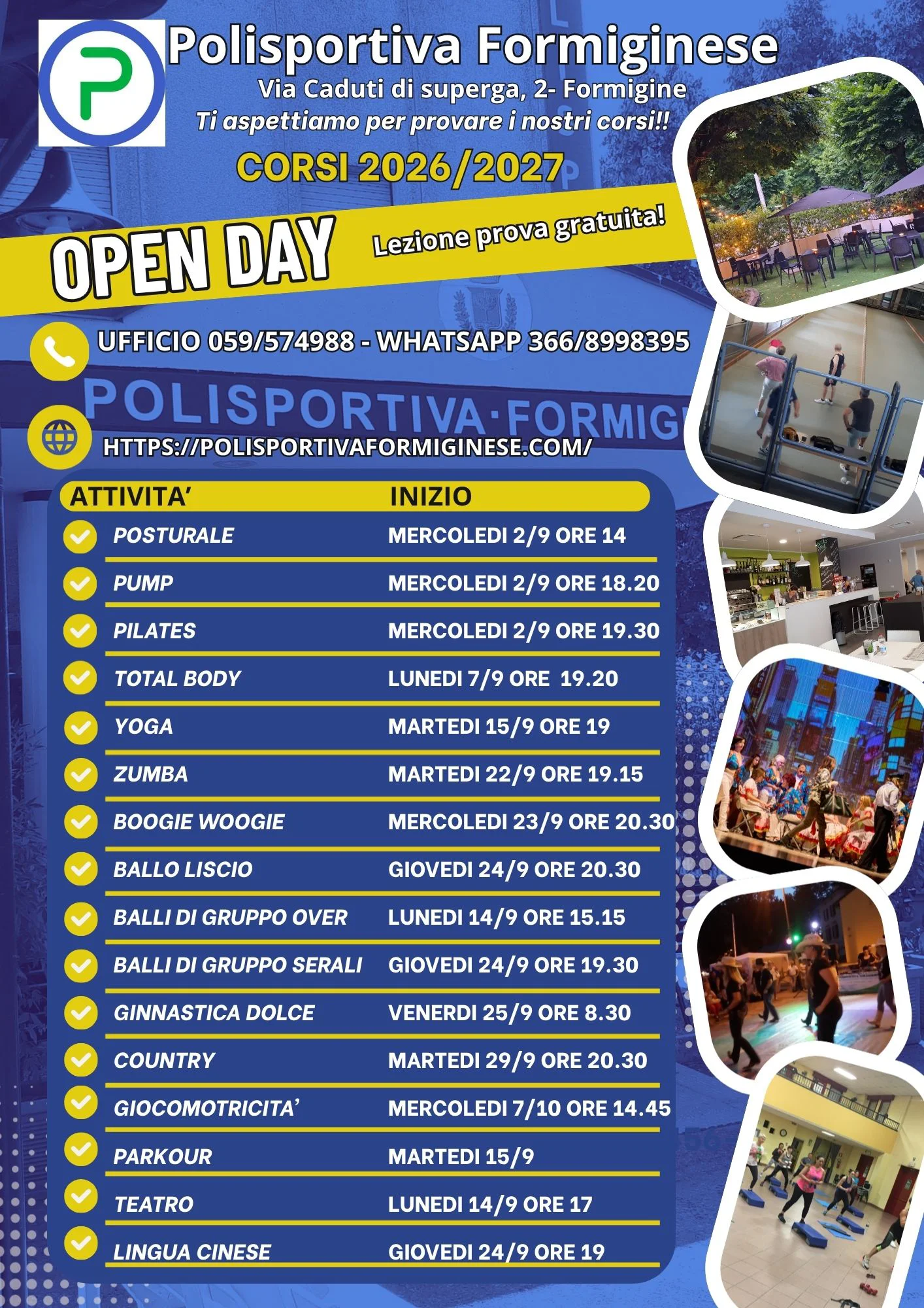 Open Day! - Evento Polisportiva Formiginese A.P.S. - A.S.D.